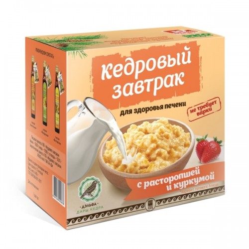 Купить Завтрак кедровый для здоровья печени с расторопшей и куркумой  г. Якутск  